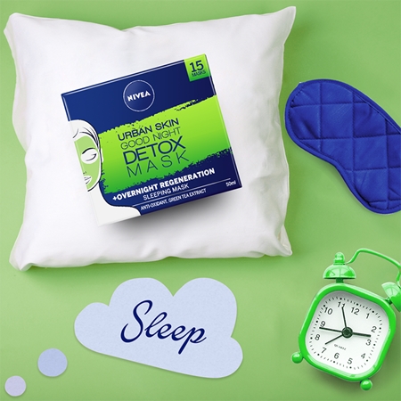 NIVEA Urban Skin Detox Maske für die Nacht mit regenerierender Wirkung