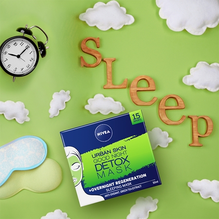 NIVEA Urban Skin Detox Maske für die Nacht mit regenerierender Wirkung