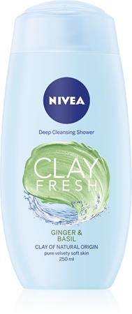 NIVEA Ginger & Basil gel de ducha con arcilla