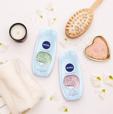 NIVEA Hibiscus & White Sage gel de douche à l'argile