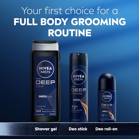 NIVEA MEN Deep antiperspirant ve spreji pro muže