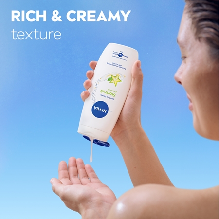 NIVEA Care Shower Star Fruit & Monoi Oil drėkinamoji dušo želė