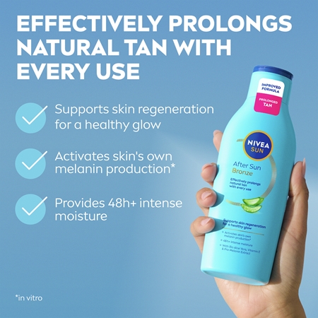 NIVEA SUN After Sun & Bronze leche after sun para prolongar el bronceado