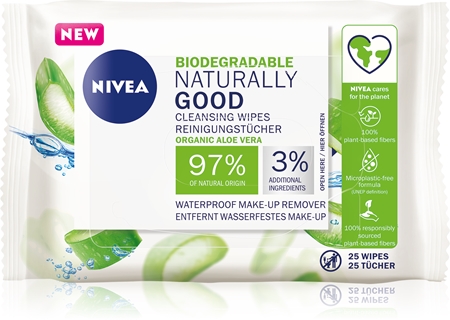 NIVEA Naturally Good reinigende Gesichtstücher