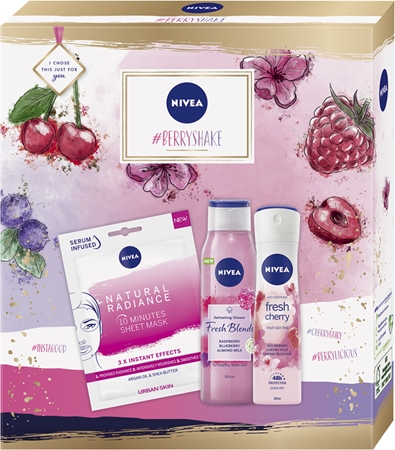NIVEA #Berryshake set cadou pentru corp