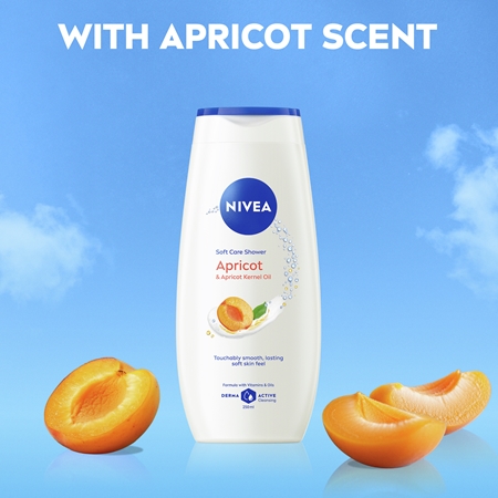 NIVEA Apricot & Apricot Seed Oil gel calmant pentru dus