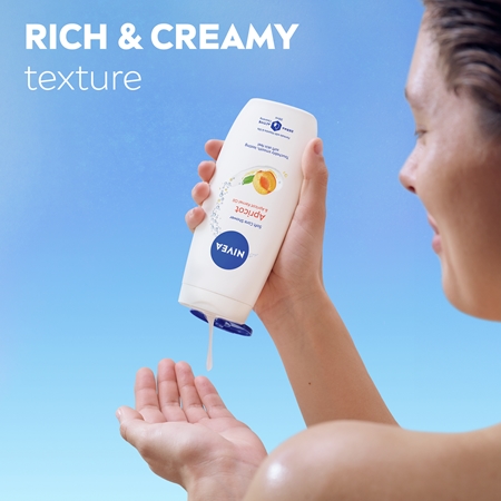 NIVEA Apricot & Apricot Seed Oil gel calmant pentru dus
