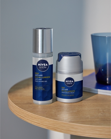 NIVEA MEN Hyaluron Fugtende creme med anti-rynkeeffekt