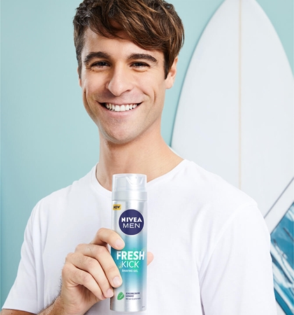 NIVEA MEN Fresh Kick gel de rasage pour homme