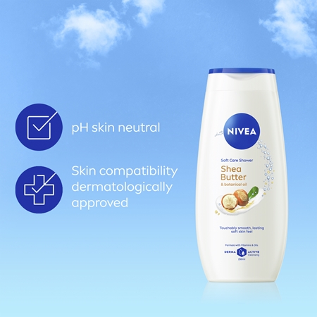 NIVEA Shea Butter & Botanical Oil krémový sprchový gel
