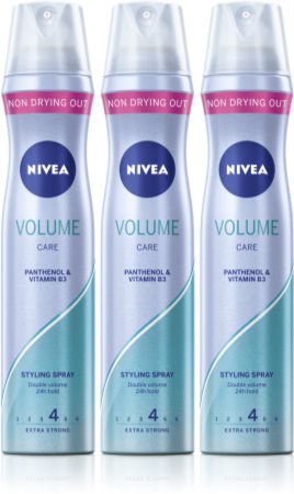 Nivea Volume Care Hårspray 3 x 250 ml (til maksimal | notino.dk