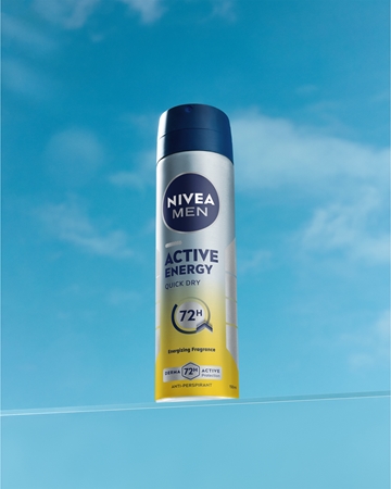 NIVEA MEN Active Energy antiperspirant ve spreji pro muže