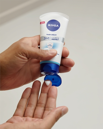 NIVEA Care & Protect krem do rąk 3 w 1