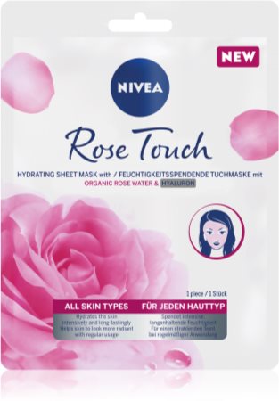 Nivea Rose Touch Máscara em folha com efeito hidratante