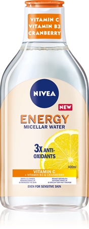 NIVEA Energy eau micellaire rafraîchissante à la vitamine C