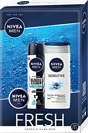 NIVEA Men Fresh & Care Duo dovanų rinkinys (kūnui) vyrams