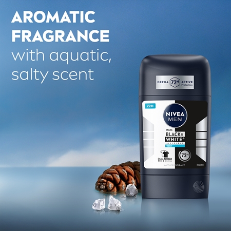 NIVEA MEN Black & White Invisible Fresh tuhý antiperspirant pro muže