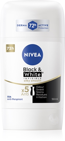 NIVEA Black & White Invisible Silky Smooth tuhý antiperspirant