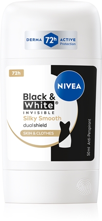 NIVEA Black & White Invisible Silky Smooth pieštukinis antiperspirantas