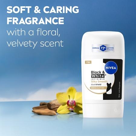NIVEA Black & White Invisible Silky Smooth pieštukinis antiperspirantas