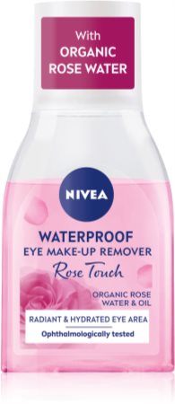 Nivea Rose Touch removedor de maquilhagem bifásico para olhos