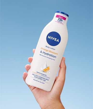 NIVEA Orange Blossom Loção corporal hidratante e nutritiva