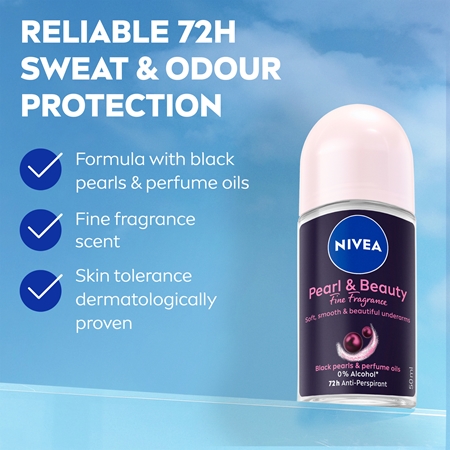 NIVEA Pearl & Beauty Roll-On Antiperspirant