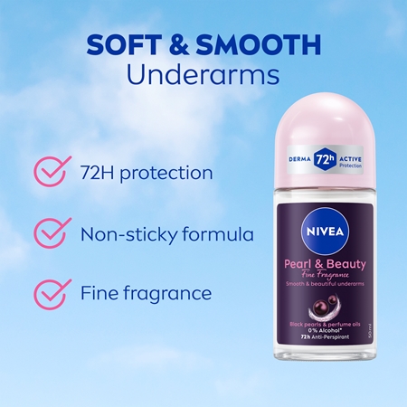 NIVEA Pearl & Beauty Roll-On Antiperspirant