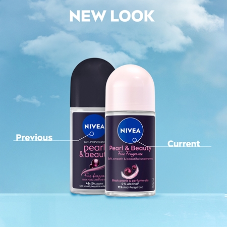 NIVEA Pearl & Beauty Roll-On Antiperspirant