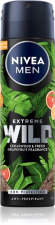 Nivea Men Extreme Wild Cedarwood & Fresh Grapefruit antitranspirante en spray