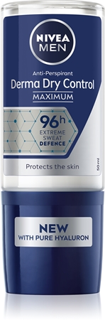 NIVEA MEN Derma Dry Control roll-on antiperspirant for men