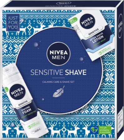 Nivea Men Sensitive подарунковий набір (Для заспокоєння шкіри) для чоловіків