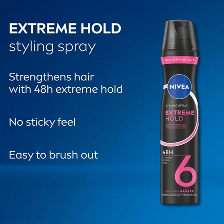 NIVEA Extreme Hold lak na vlasy se silnou fixací