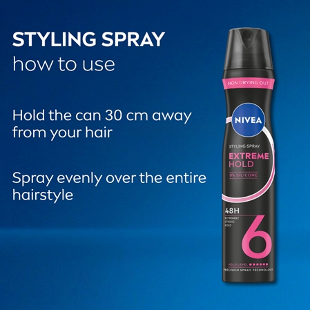 NIVEA Extreme Hold lak na vlasy se silnou fixací