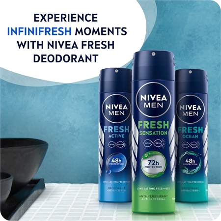 NIVEA MEN Fresh Sensation Antitranspirant-Spray 72h