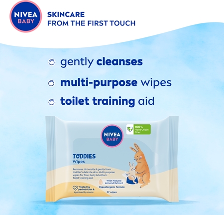 NIVEA BABY Toddies vlhčené ubrousky pro děti