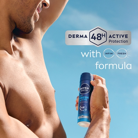 NIVEA MEN Fresh Active deodorant ve spreji