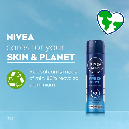 NIVEA MEN Fresh Active deodorant ve spreji