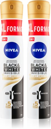 Nivea Black & White Invisible Silky Smooth Antiperspirant Spray
