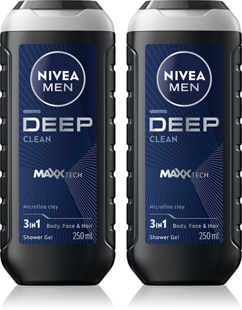 NIVEA MEN Deep sprchový gél pre mužov výhodné balenie