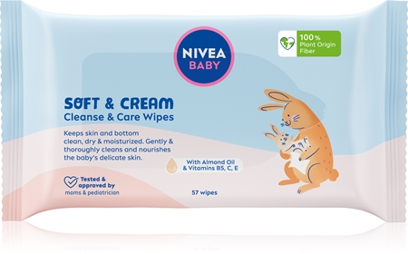 NIVEA BABY Soft & Cream Feuchttücher