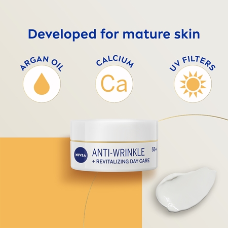 NIVEA Anti-Wrinkle Revitalizing formato poupança antirrugas 55+