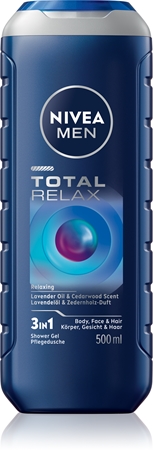 NIVEA MEN Total Relax relaxačný sprchový gél