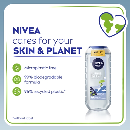 NIVEA MEN Alpine Breeze gel de douche corps et cheveux