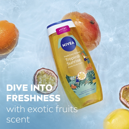 NIVEA Tropical Sunrise moisturising shower gel