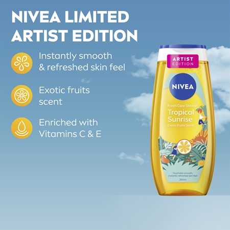 NIVEA Tropical Sunrise moisturising shower gel