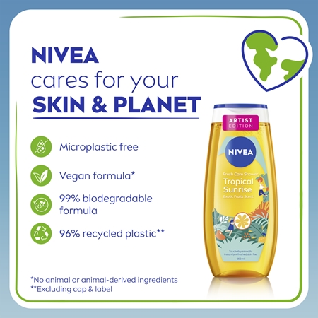 NIVEA Tropical Sunrise moisturising shower gel