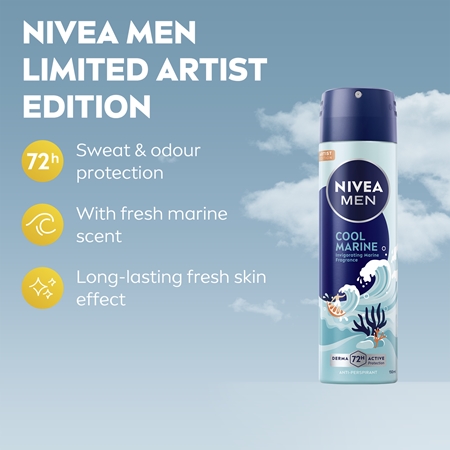 NIVEA MEN Cool Marine antyperspirant w sprayu