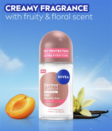 NIVEA Derma Dry Control roll-on antiperspirant