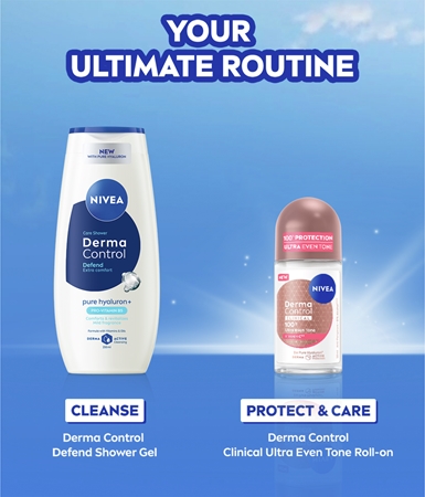 NIVEA Derma Dry Control roll-on antiperspirant